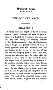 Tapa de The mighty atom