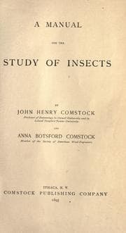 Tapa de A manual on the study of insects