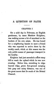 Tapa de A question of faith