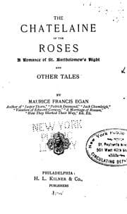 Tapa de The chatelaine of the roses