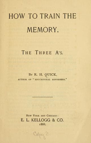 Tapa de How to train the memory.