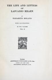 Tapa de The Life and Letters of Lafcadio Hearn
