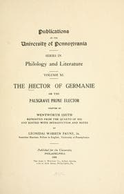 Tapa de The Hector Of Germanie