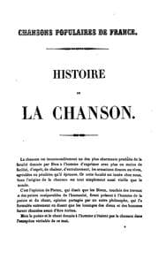 Tapa de Chansons nationales et populaires de France