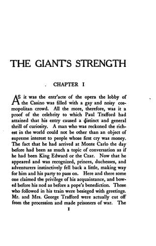 Tapa de The giant's strength