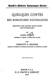 Tapa de Quelques contes des romanciers naturalistes