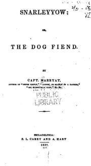 Tapa de Snarleyyow, or, The dog fiend.  An historical novel