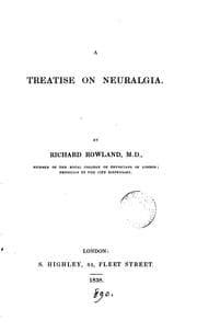 Tapa de A treatise on neuralgia