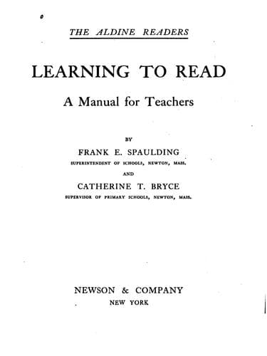 Tapa de Learning to read