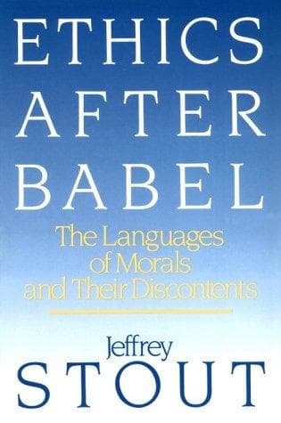 Tapa de ETHICS AFTER BABEL PA TXT