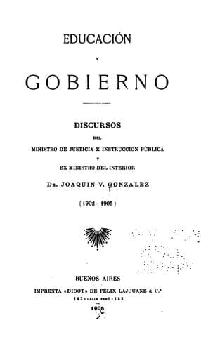 Tapa de Educación y gobierno