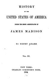 Tapa de History of the United States of America during the second administration of Thomas Jefferson