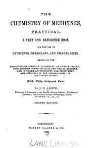 Tapa de The chemistry of medicines, practical
