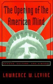 Tapa de The opening of the American mind