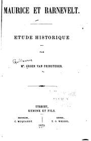 Tapa de Maurice et Barnevelt