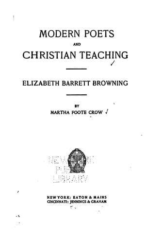 Tapa de Elizabeth Barrett Browning