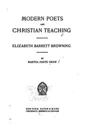 Tapa de Elizabeth Barrett Browning