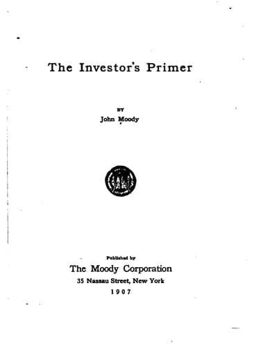 Tapa de The investor's primer
