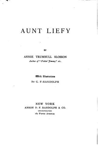 Tapa de Aunt Liefy