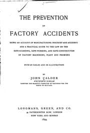 Tapa de The prevention of factory accidents