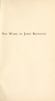 Tapa de The works of James Buchanan