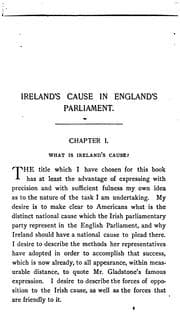 Tapa de Ireland's cause in England's Parliament