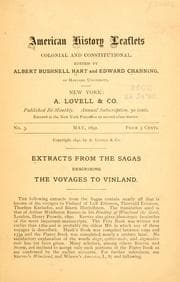 Tapa de Extracts from the sagas describing the voyages to Vinland