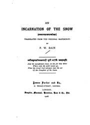 Tapa de An incarnation of the snow ..