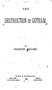 Tapa de The destruction of Gotham