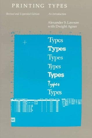 Tapa de Printing types
