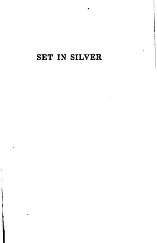 Tapa de Set in silver