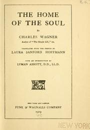 Tapa de The home of the soul