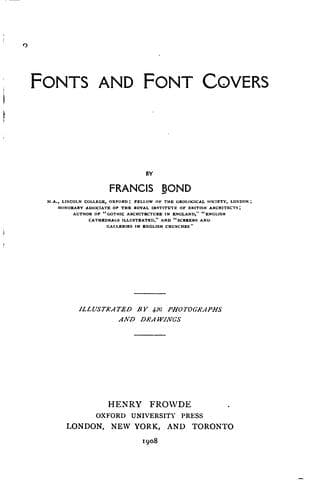 Tapa de Fonts and font covers