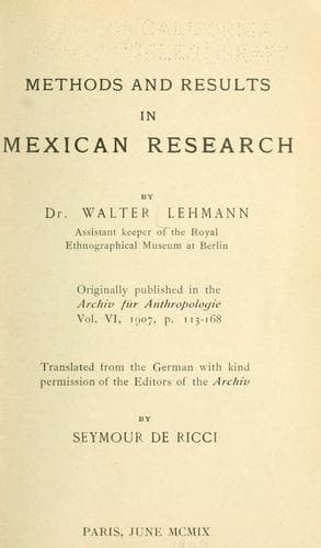 Tapa de Methods and results in Mexican research