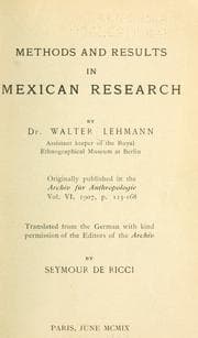 Tapa de Methods and results in Mexican research
