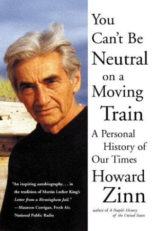Tapa de You can't be neutral on a moving train