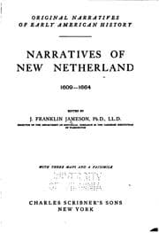 Tapa de Narratives of New Netherland, 1609-1664