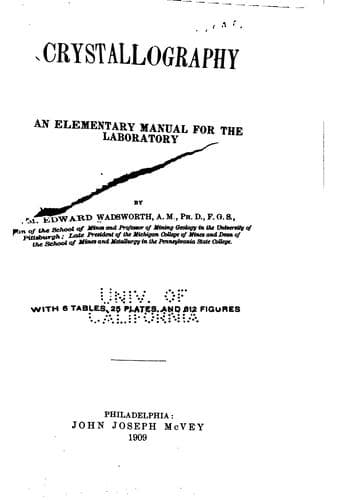 Tapa de Crystallography
