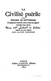Tapa de De civilitate morum puerilium