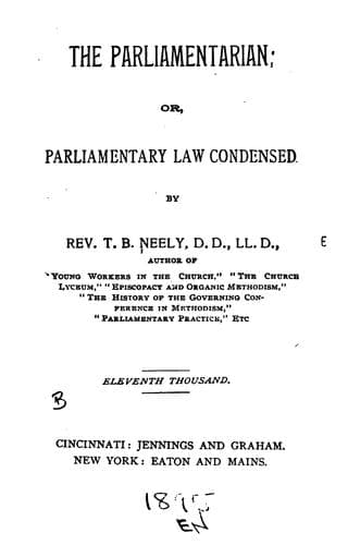 Tapa de The parliamentarian