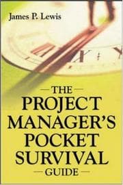 Tapa de The project manager's pocket survival guide