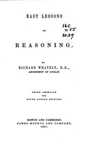 Tapa de Easy lessons on reasoning