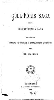 Tapa de Gull-Þóris saga eller, Þorskfirðinga saga