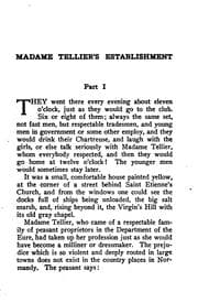 Tapa de Madame Tellier's establishment
