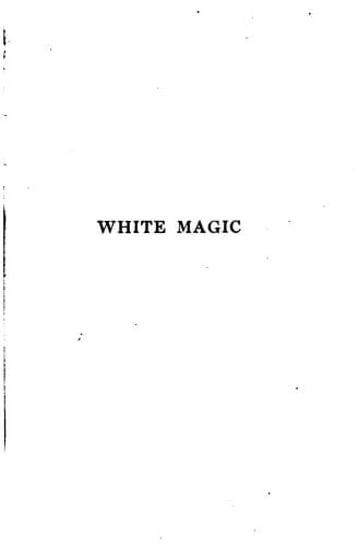 Tapa de White magic