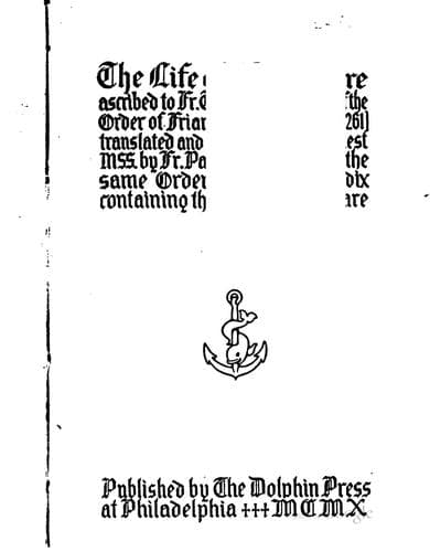 Tapa de The Life of Saint Clare: Ascribed to Fr. Thomas of Celano of the Order of ...