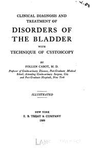Tapa de Clinical diagnosis and treatment of disorders of the bladder