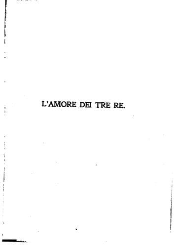 Tapa de L' amore dei tre re