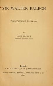 Tapa de Sir Walter Ralegh