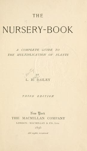 Tapa de The nursery-book